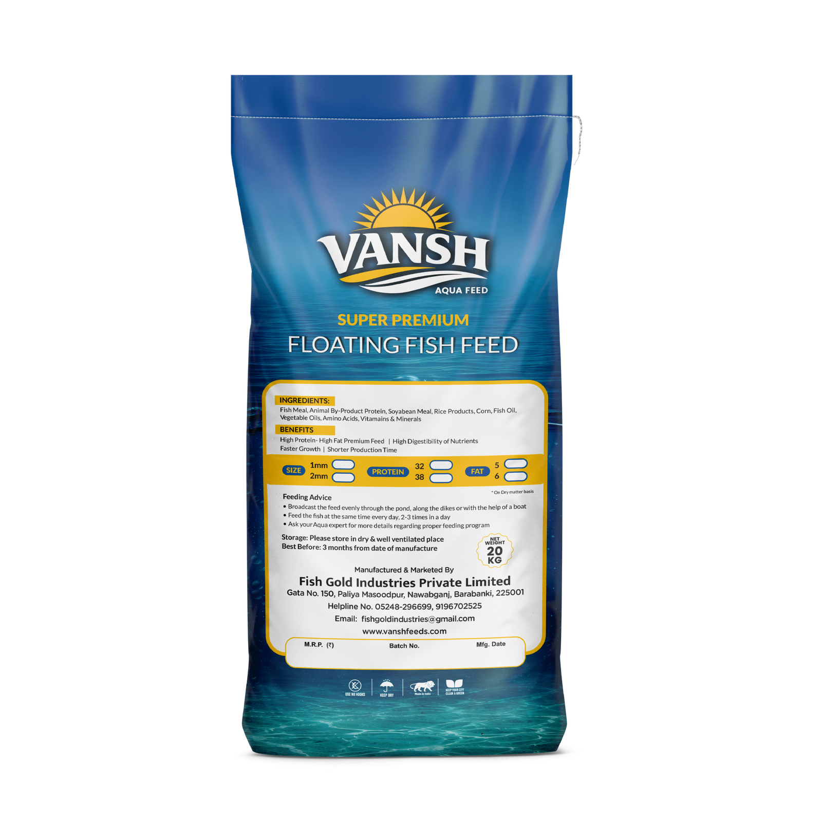 Vansh Floating Fish Feed - Image 4