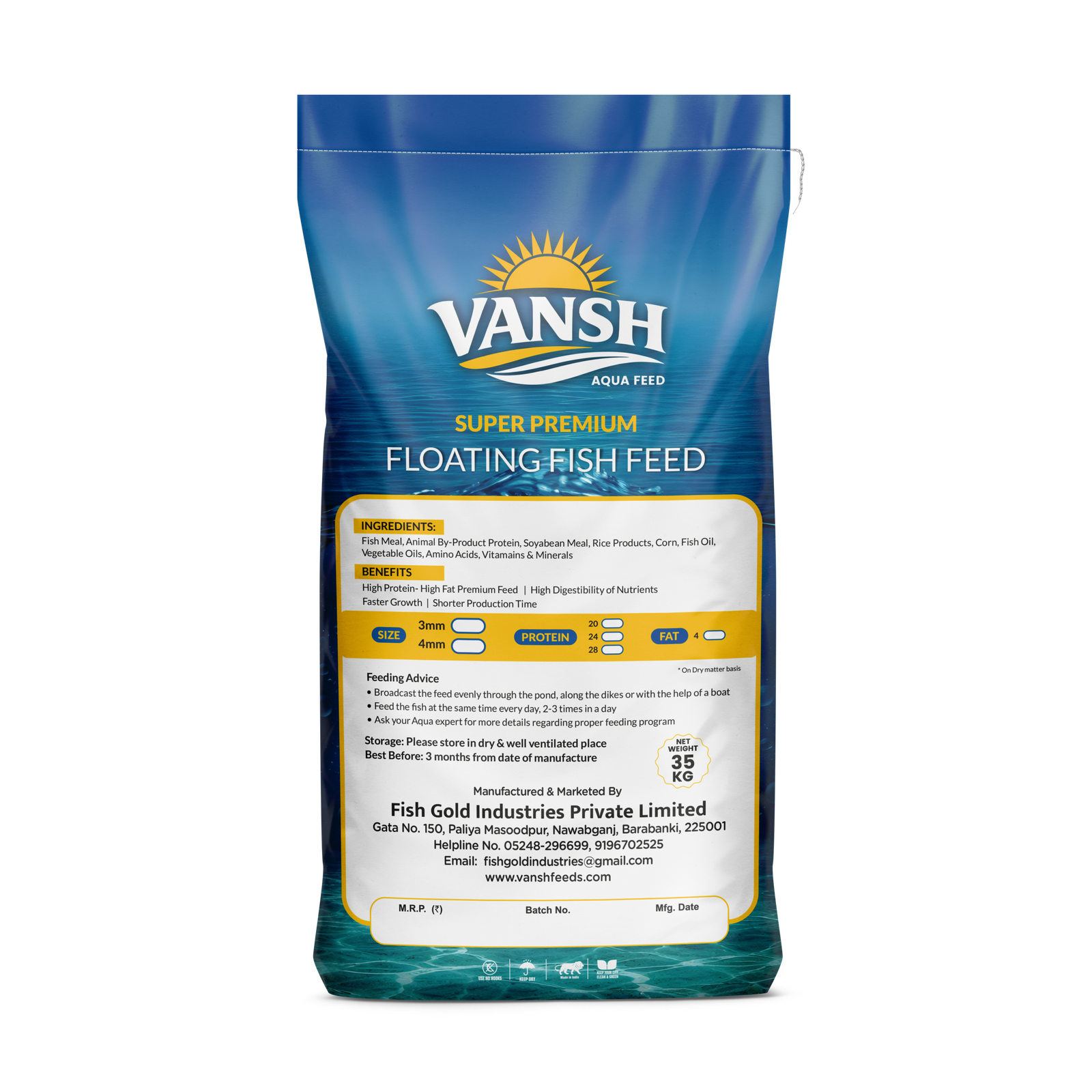 Vansh Floating Fish Feed - Image 2
